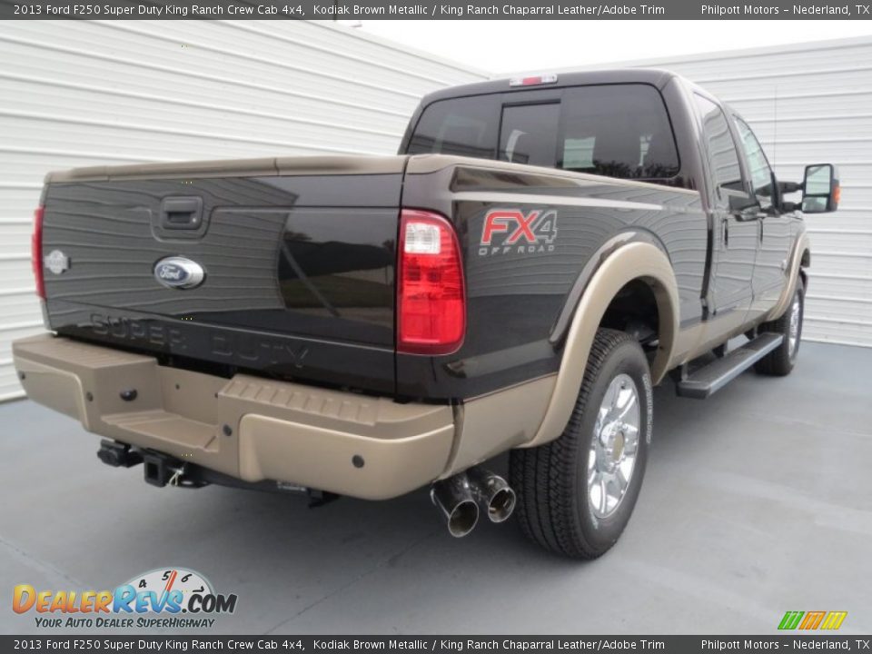2013 Ford F250 Super Duty King Ranch Crew Cab 4x4 Kodiak Brown Metallic / King Ranch Chaparral Leather/Adobe Trim Photo #3
