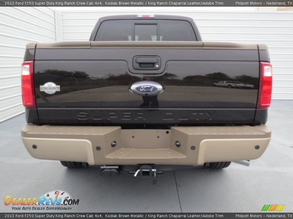 2013 Ford F250 Super Duty King Ranch Crew Cab 4x4 Kodiak Brown Metallic / King Ranch Chaparral Leather/Adobe Trim Photo #4