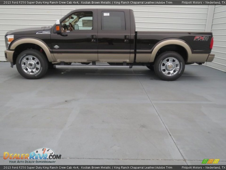 2013 Ford F250 Super Duty King Ranch Crew Cab 4x4 Kodiak Brown Metallic / King Ranch Chaparral Leather/Adobe Trim Photo #5