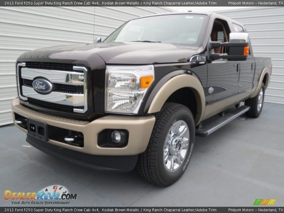 2013 Ford F250 Super Duty King Ranch Crew Cab 4x4 Kodiak Brown Metallic / King Ranch Chaparral Leather/Adobe Trim Photo #6