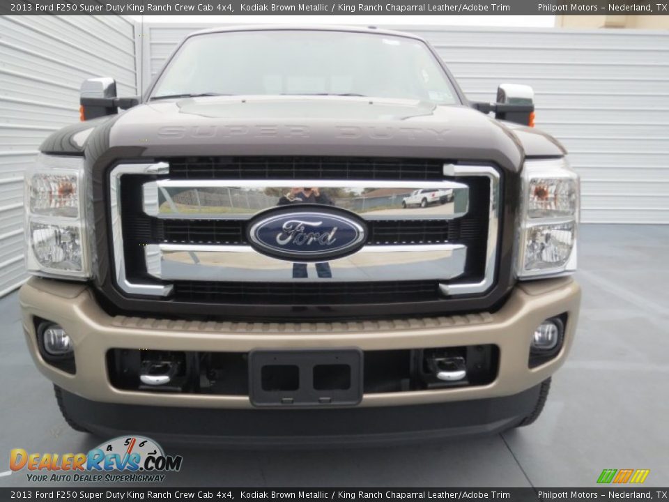 2013 Ford F250 Super Duty King Ranch Crew Cab 4x4 Kodiak Brown Metallic / King Ranch Chaparral Leather/Adobe Trim Photo #7