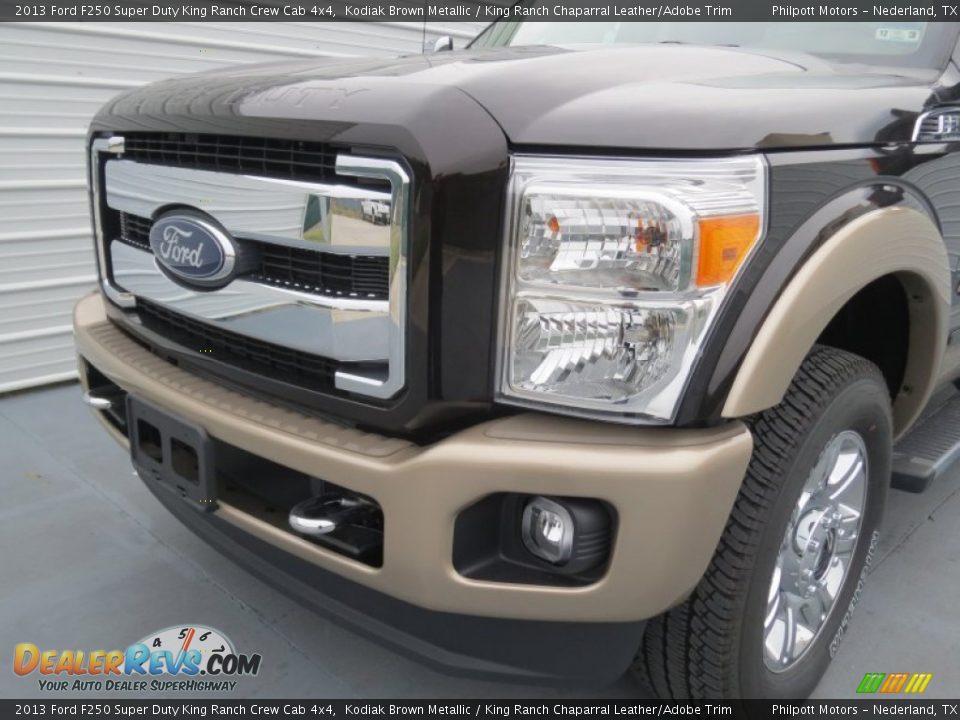 2013 Ford F250 Super Duty King Ranch Crew Cab 4x4 Kodiak Brown Metallic / King Ranch Chaparral Leather/Adobe Trim Photo #9