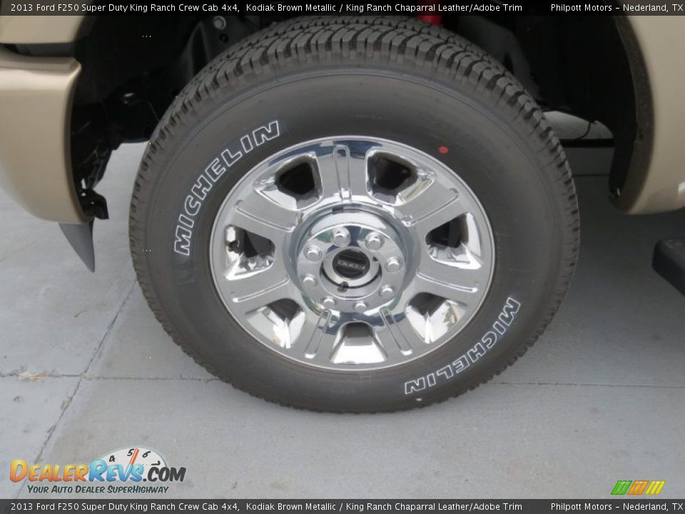2013 Ford F250 Super Duty King Ranch Crew Cab 4x4 Kodiak Brown Metallic / King Ranch Chaparral Leather/Adobe Trim Photo #10