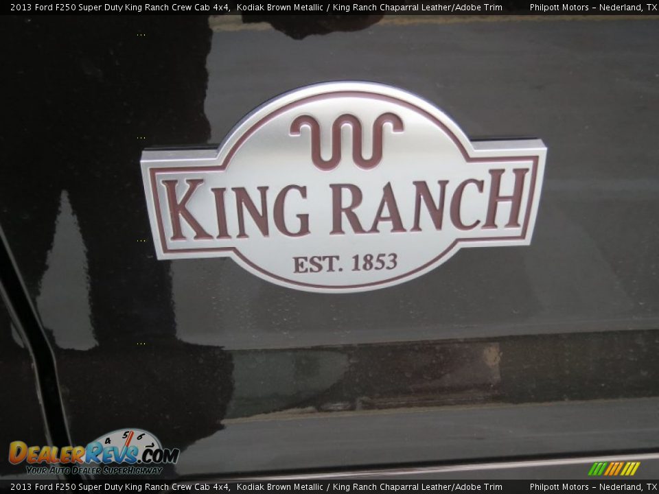2013 Ford F250 Super Duty King Ranch Crew Cab 4x4 Kodiak Brown Metallic / King Ranch Chaparral Leather/Adobe Trim Photo #13