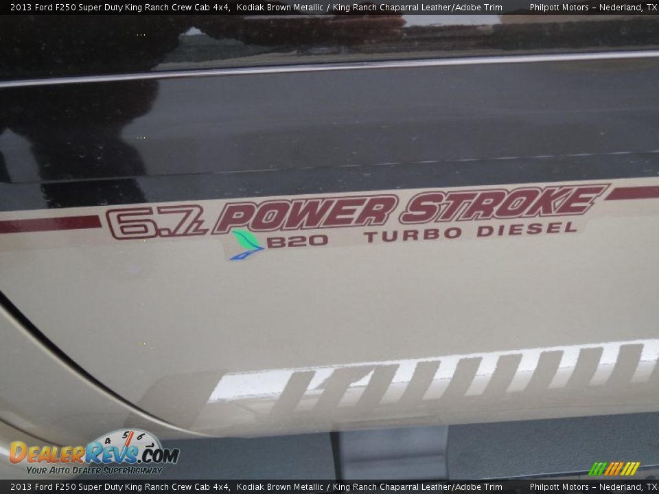 2013 Ford F250 Super Duty King Ranch Crew Cab 4x4 Kodiak Brown Metallic / King Ranch Chaparral Leather/Adobe Trim Photo #14