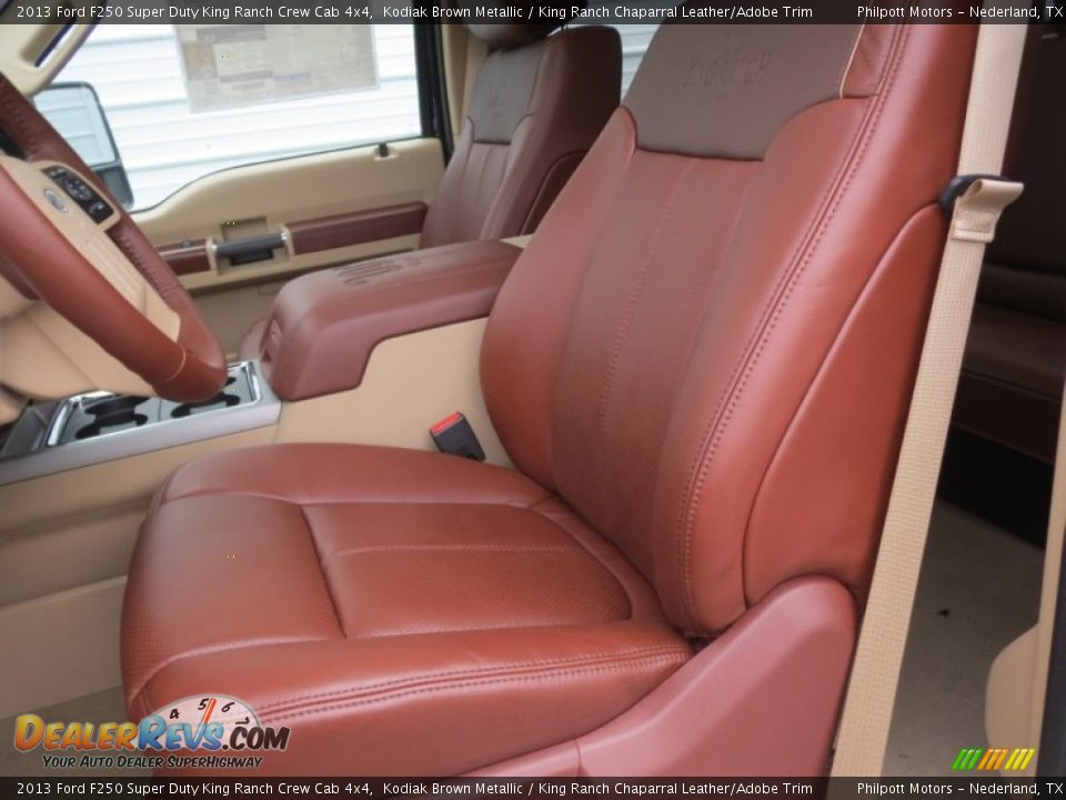 2013 Ford F250 Super Duty King Ranch Crew Cab 4x4 Kodiak Brown Metallic / King Ranch Chaparral Leather/Adobe Trim Photo #26