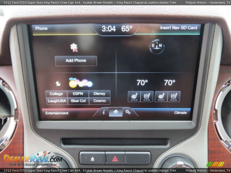 2013 Ford F250 Super Duty King Ranch Crew Cab 4x4 Kodiak Brown Metallic / King Ranch Chaparral Leather/Adobe Trim Photo #31