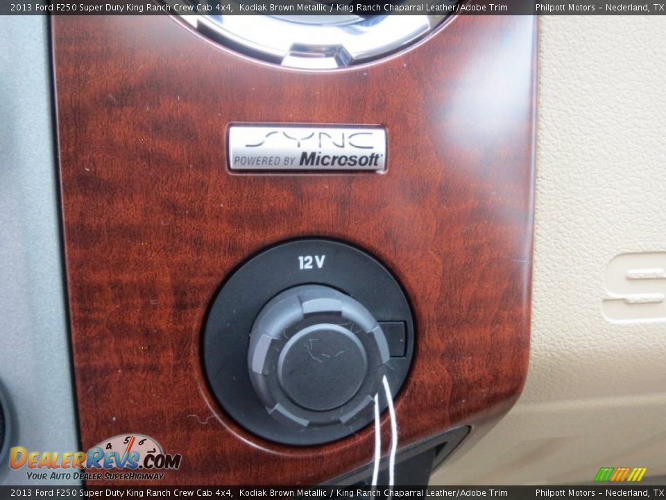 2013 Ford F250 Super Duty King Ranch Crew Cab 4x4 Kodiak Brown Metallic / King Ranch Chaparral Leather/Adobe Trim Photo #34