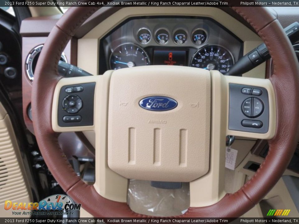2013 Ford F250 Super Duty King Ranch Crew Cab 4x4 Kodiak Brown Metallic / King Ranch Chaparral Leather/Adobe Trim Photo #36