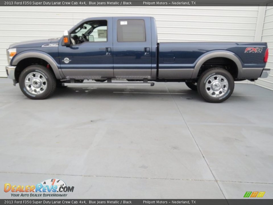 Blue Jeans Metallic 2013 Ford F350 Super Duty Lariat Crew Cab 4x4 Photo #5