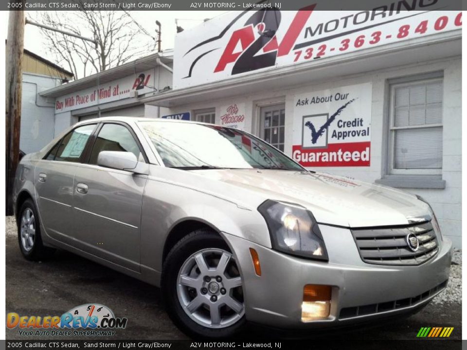 2005 Cadillac CTS Sedan Sand Storm / Light Gray/Ebony Photo #1