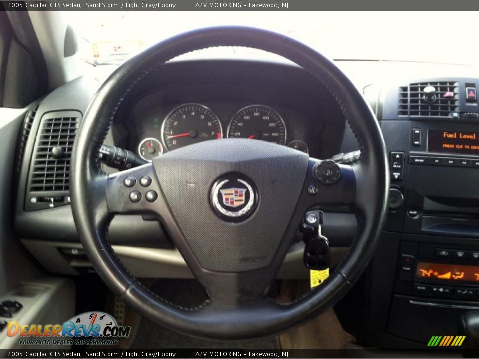 2005 Cadillac CTS Sedan Sand Storm / Light Gray/Ebony Photo #27
