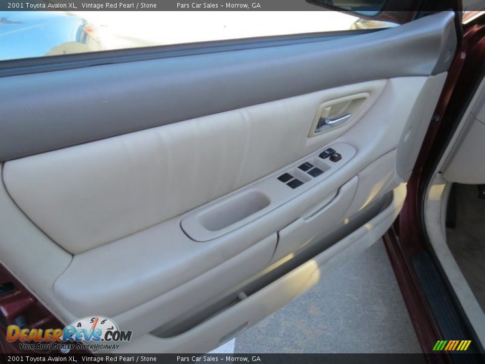 2001 Toyota Avalon XL Vintage Red Pearl / Stone Photo #3