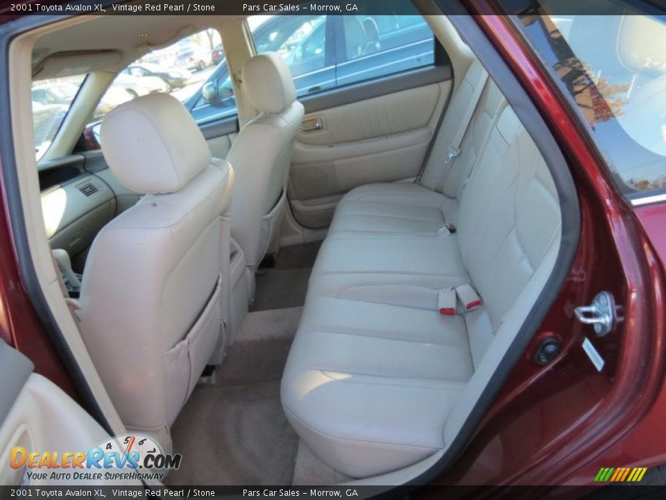 2001 Toyota Avalon XL Vintage Red Pearl / Stone Photo #4
