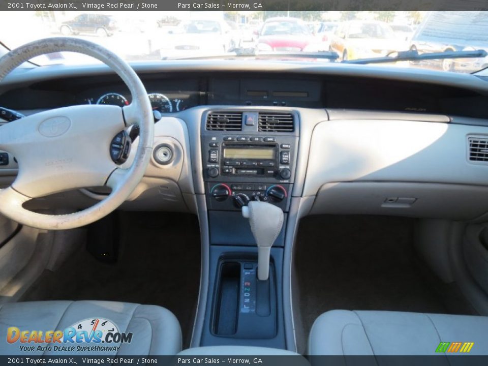 2001 Toyota Avalon XL Vintage Red Pearl / Stone Photo #7