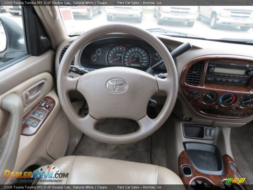 2006 Toyota Tundra SR5 X-SP Double Cab Natural White / Taupe Photo #13
