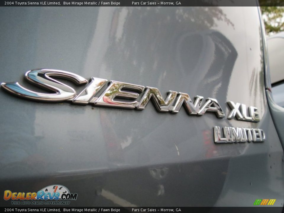 2004 Toyota Sienna XLE Limited Blue Mirage Metallic / Fawn Beige Photo #7