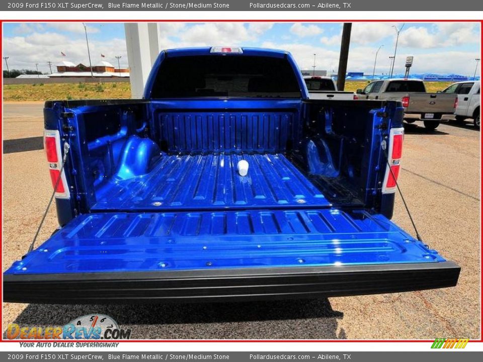 2009 Ford F150 XLT SuperCrew Blue Flame Metallic / Stone/Medium Stone Photo #5