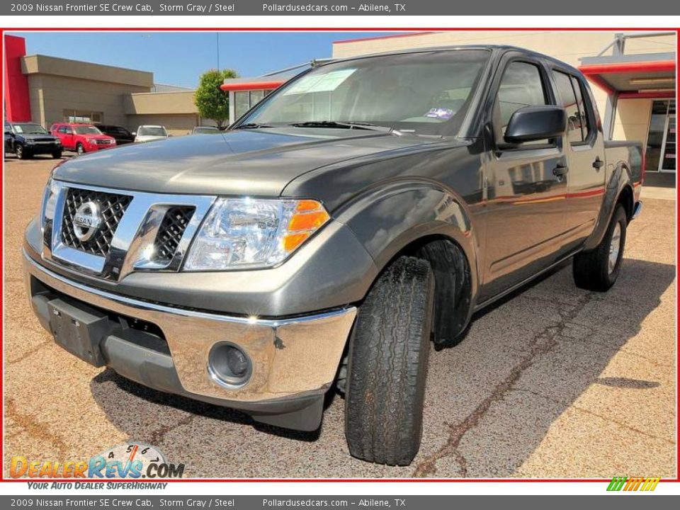 2009 Nissan Frontier SE Crew Cab Storm Gray / Steel Photo #1