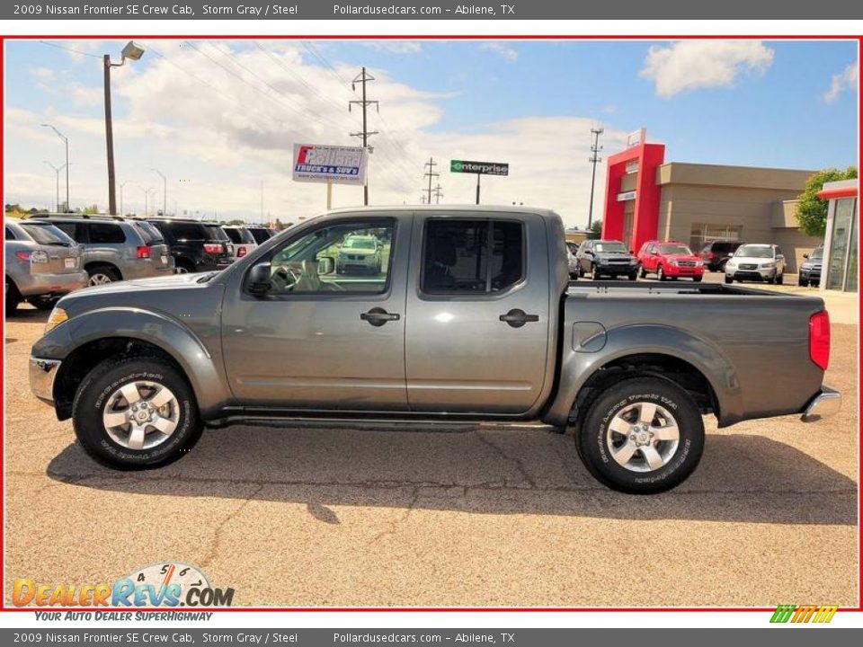 2009 Nissan Frontier SE Crew Cab Storm Gray / Steel Photo #2