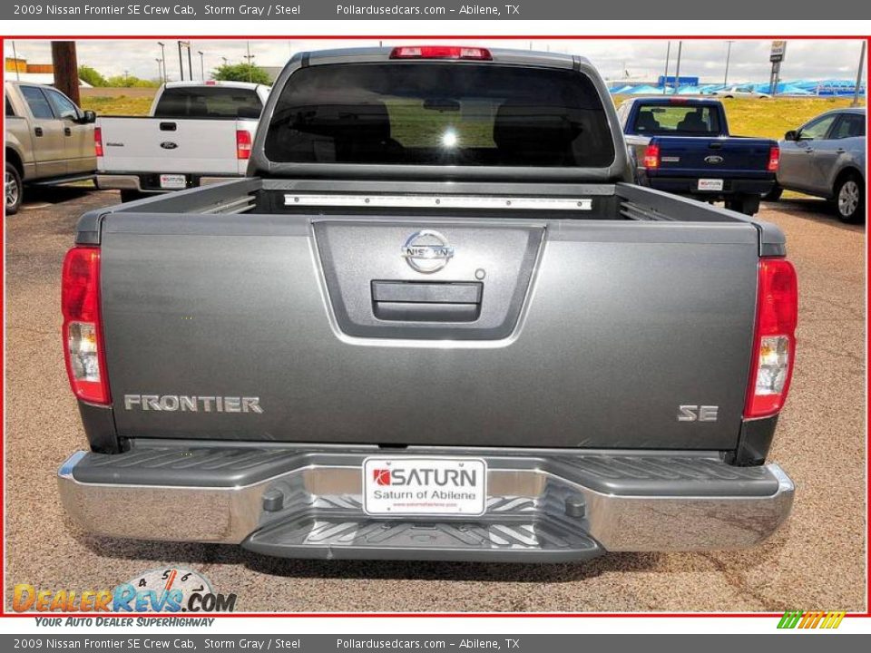 2009 Nissan Frontier SE Crew Cab Storm Gray / Steel Photo #4