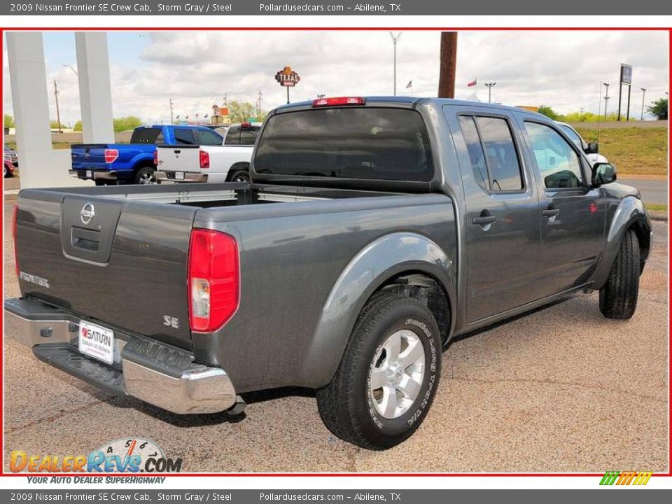 2009 Nissan Frontier SE Crew Cab Storm Gray / Steel Photo #7