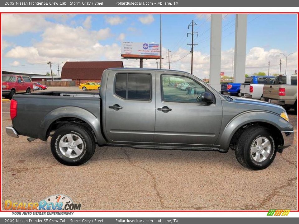 2009 Nissan Frontier SE Crew Cab Storm Gray / Steel Photo #8