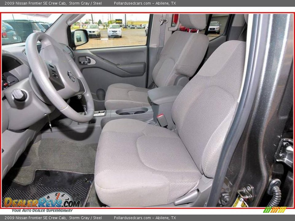 2009 Nissan Frontier SE Crew Cab Storm Gray / Steel Photo #12