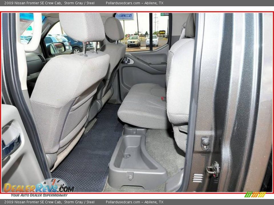 2009 Nissan Frontier SE Crew Cab Storm Gray / Steel Photo #15