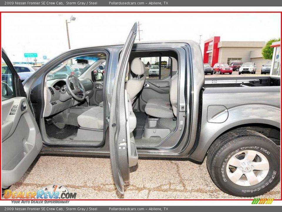 2009 Nissan Frontier SE Crew Cab Storm Gray / Steel Photo #16