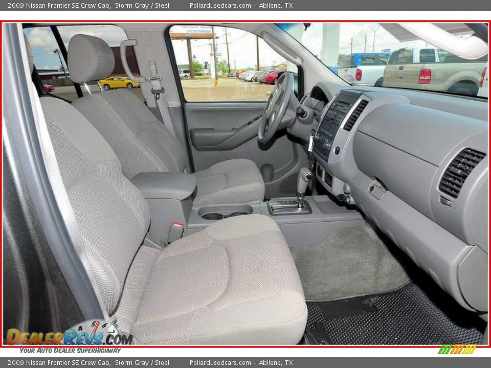 2009 Nissan Frontier SE Crew Cab Storm Gray / Steel Photo #18