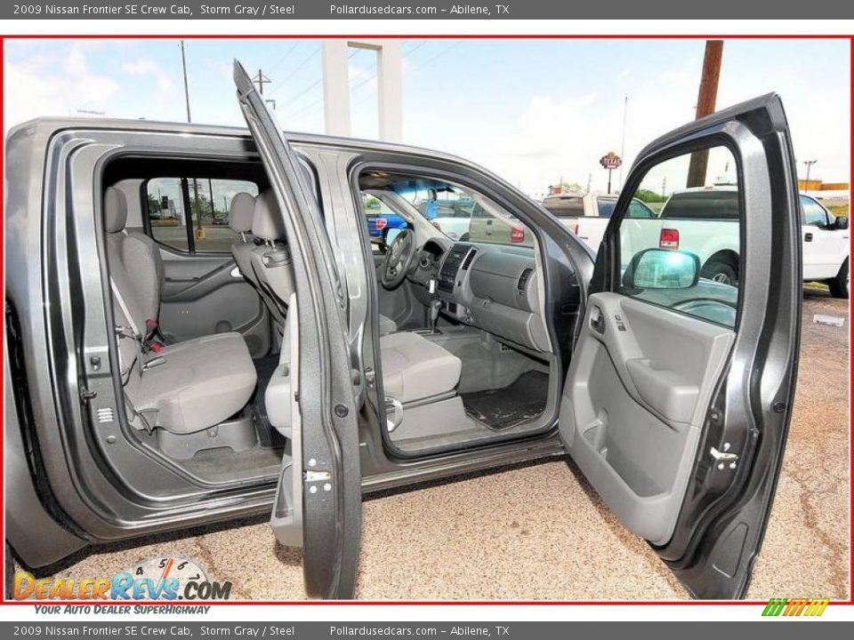 2009 Nissan Frontier SE Crew Cab Storm Gray / Steel Photo #19