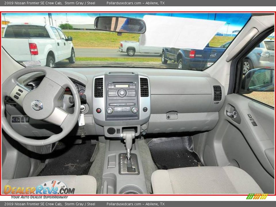 2009 Nissan Frontier SE Crew Cab Storm Gray / Steel Photo #23