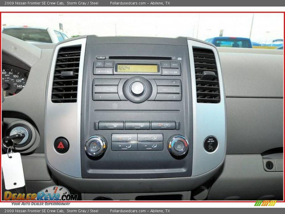 2009 Nissan Frontier SE Crew Cab Storm Gray / Steel Photo #25