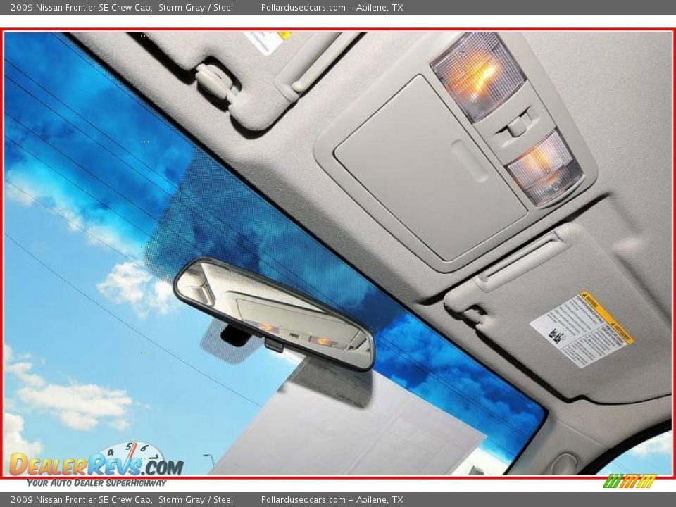 2009 Nissan Frontier SE Crew Cab Storm Gray / Steel Photo #26