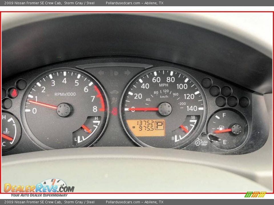 2009 Nissan Frontier SE Crew Cab Storm Gray / Steel Photo #27