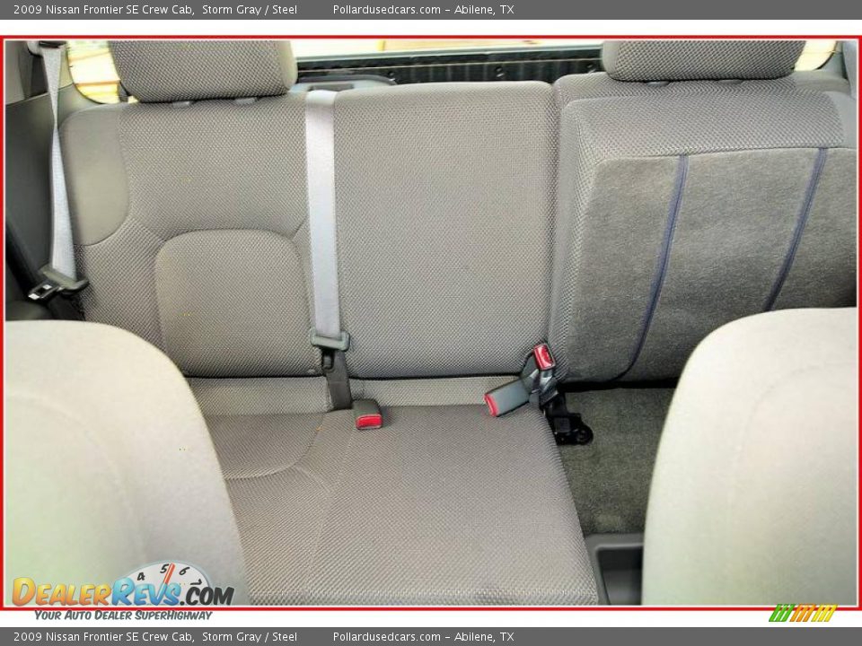 2009 Nissan Frontier SE Crew Cab Storm Gray / Steel Photo #28