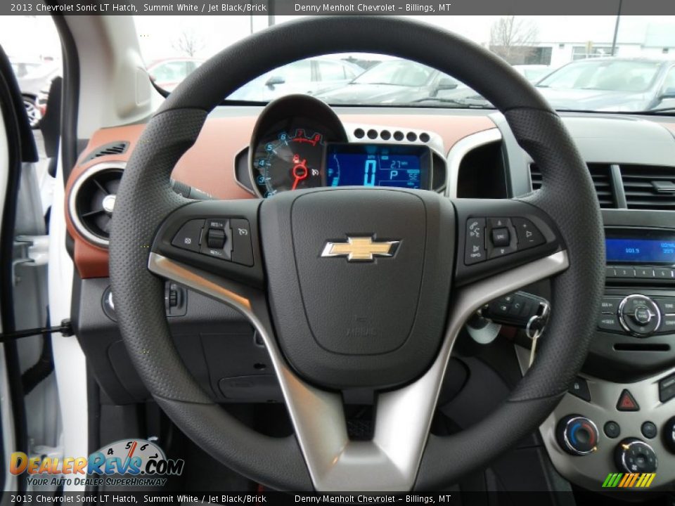 2013 Chevrolet Sonic LT Hatch Steering Wheel Photo #22