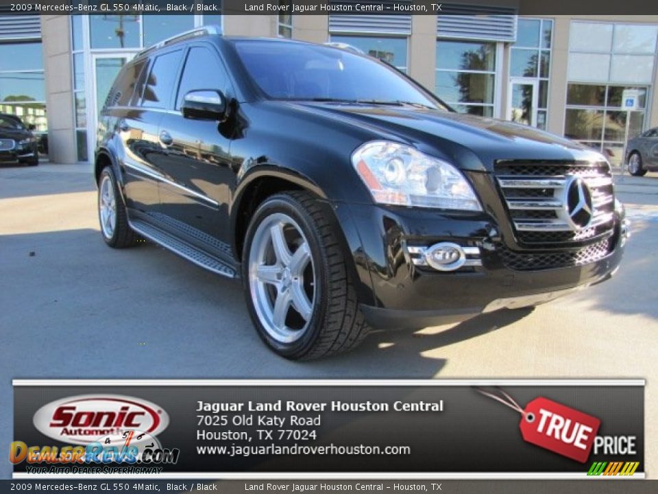 2009 Mercedes-Benz GL 550 4Matic Black / Black Photo #1