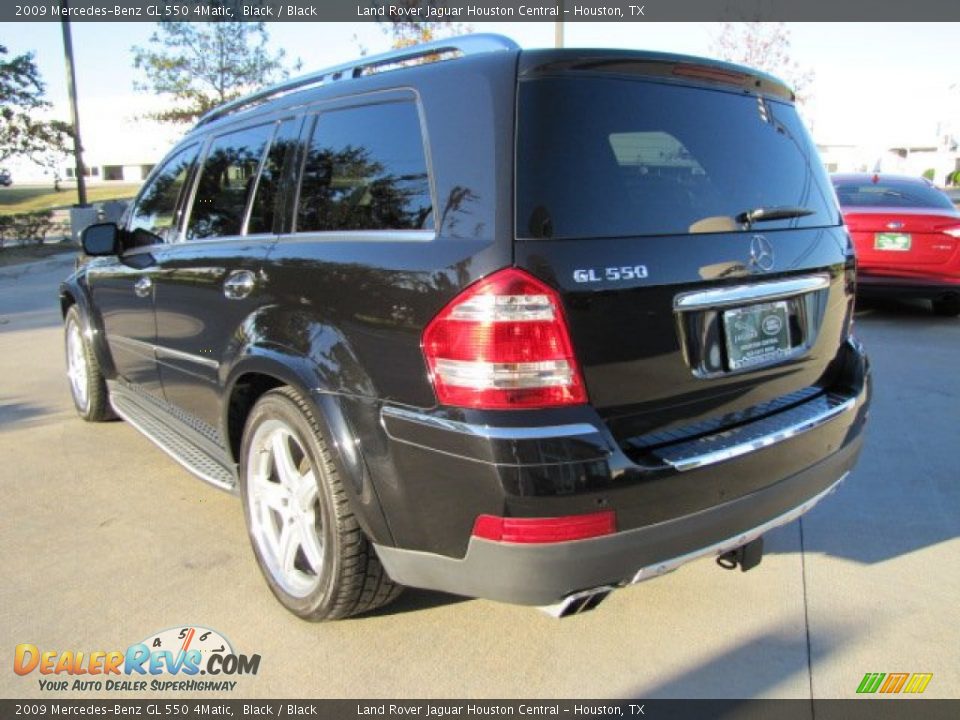 2009 Mercedes-Benz GL 550 4Matic Black / Black Photo #8