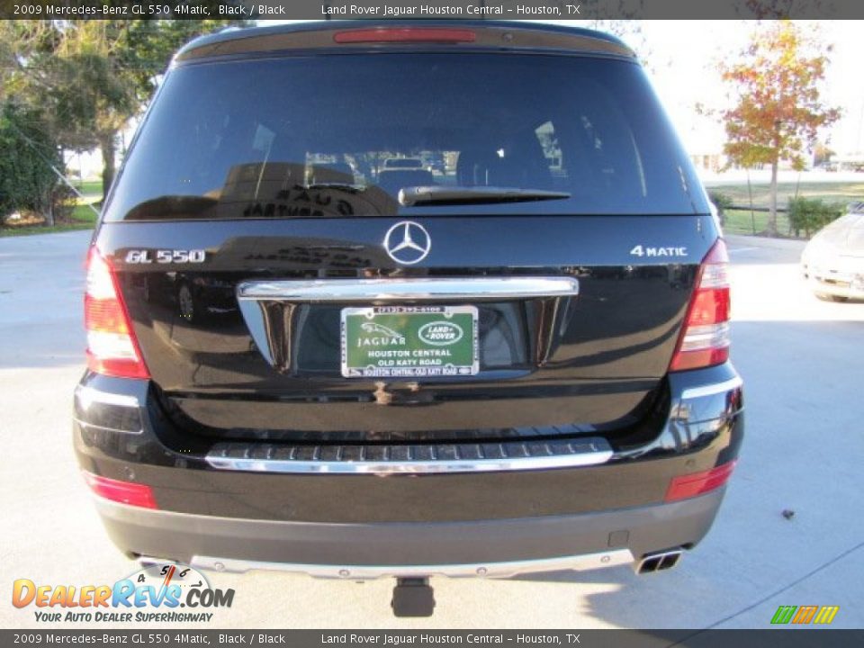 2009 Mercedes-Benz GL 550 4Matic Black / Black Photo #9