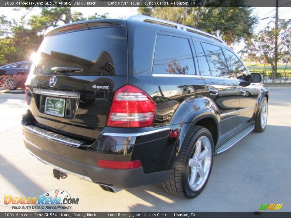 2009 Mercedes-Benz GL 550 4Matic Black / Black Photo #10