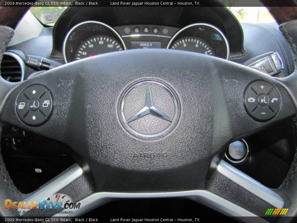 2009 Mercedes-Benz GL 550 4Matic Black / Black Photo #13