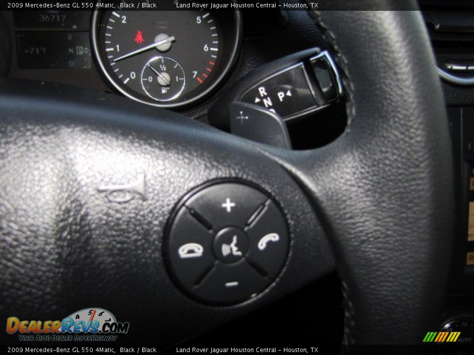 2009 Mercedes-Benz GL 550 4Matic Black / Black Photo #15