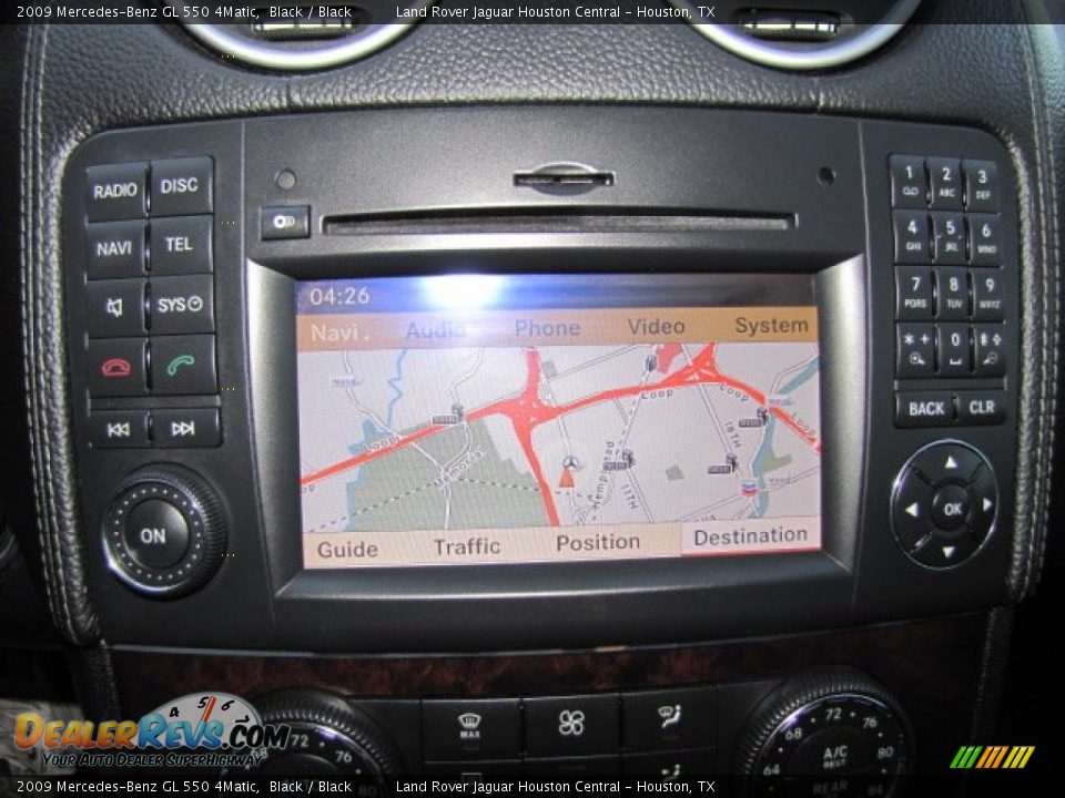 2009 Mercedes-Benz GL 550 4Matic Black / Black Photo #19