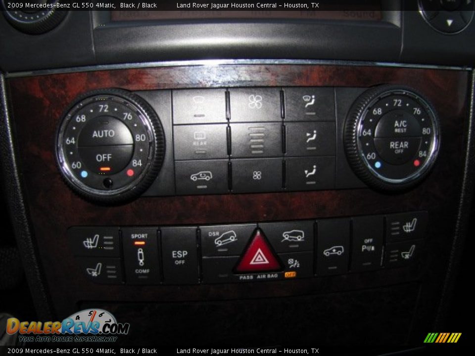 2009 Mercedes-Benz GL 550 4Matic Black / Black Photo #21