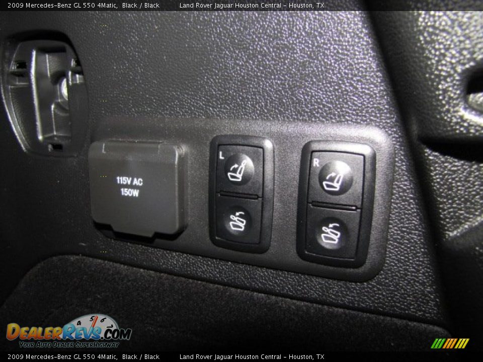 2009 Mercedes-Benz GL 550 4Matic Black / Black Photo #34