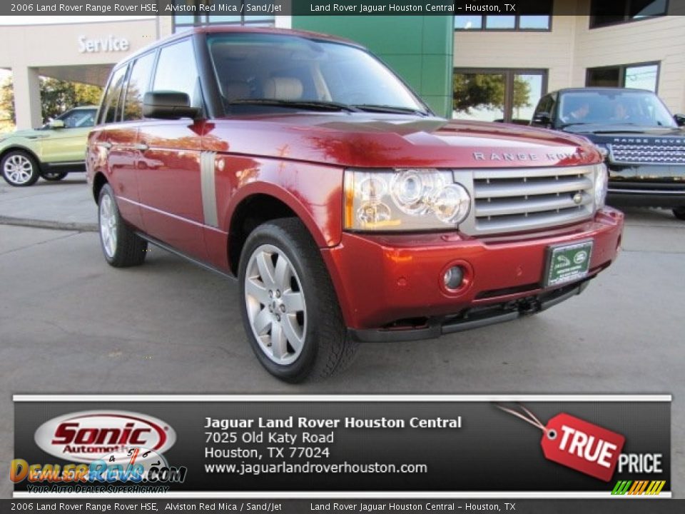 2006 Land Rover Range Rover HSE Alviston Red Mica / Sand/Jet Photo #1