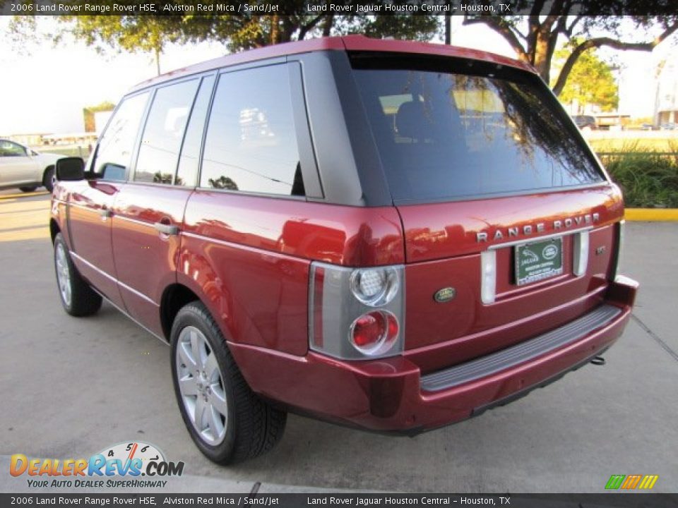 2006 Land Rover Range Rover HSE Alviston Red Mica / Sand/Jet Photo #8