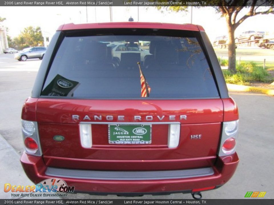 2006 Land Rover Range Rover HSE Alviston Red Mica / Sand/Jet Photo #9